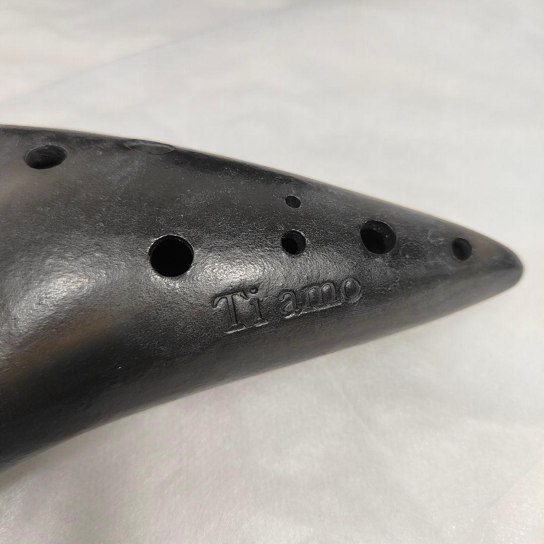 ティアーモ 黒陶 オカリナ 笛 4C 楽器 Ti amo