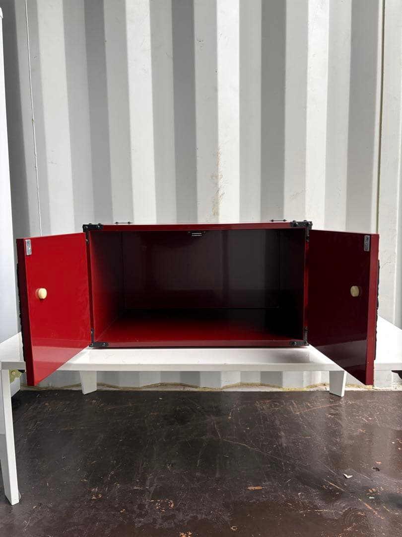 【極上品】時代風　赤家具　収納家具　送料無料