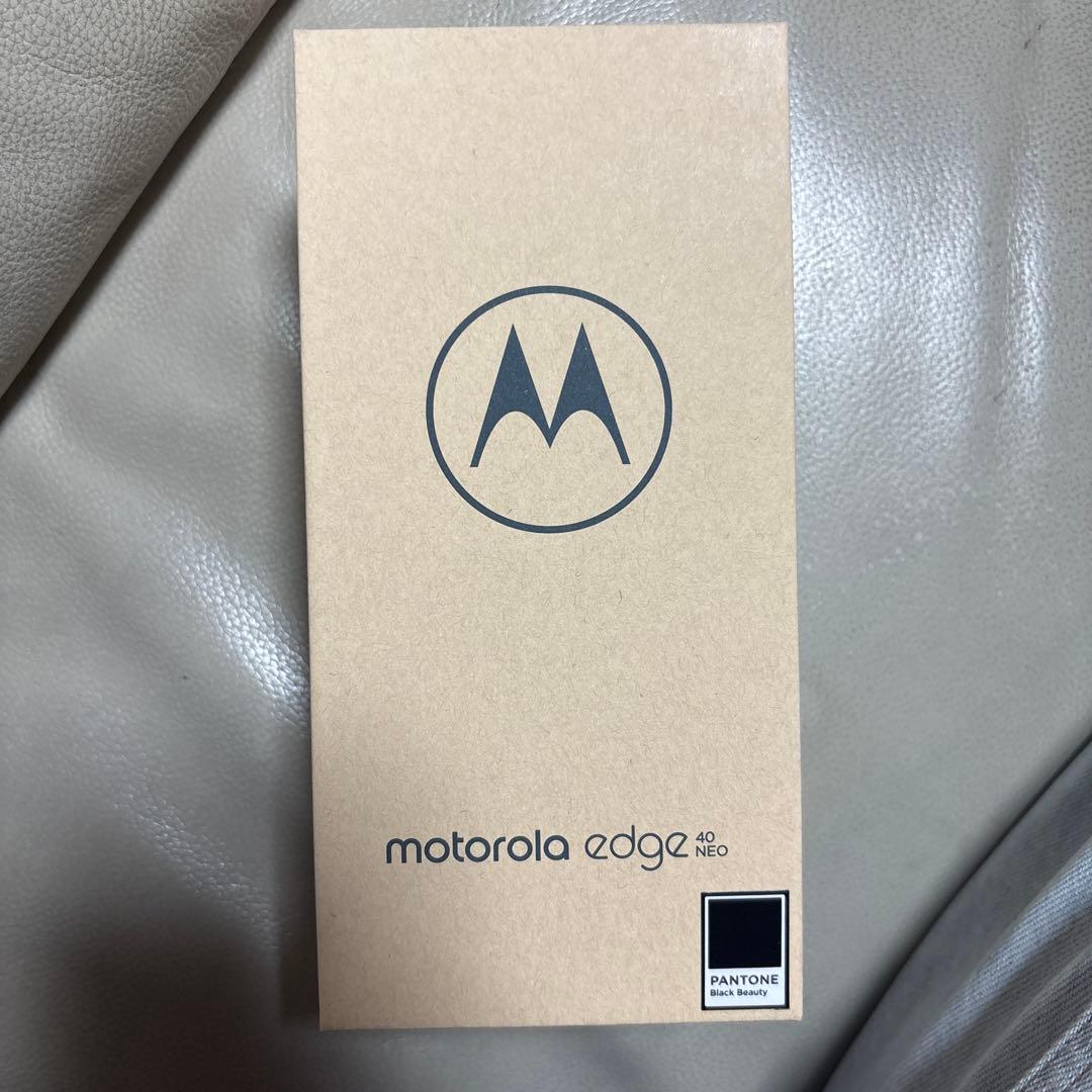 新品未開封 motorola edge 40 neo SIMフリー 黒ブラック