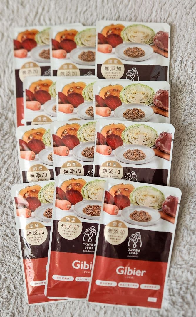 ココグルメ.レトルトジビエ。 ジビエ&ビーツ風味ウェットドッグフード36食