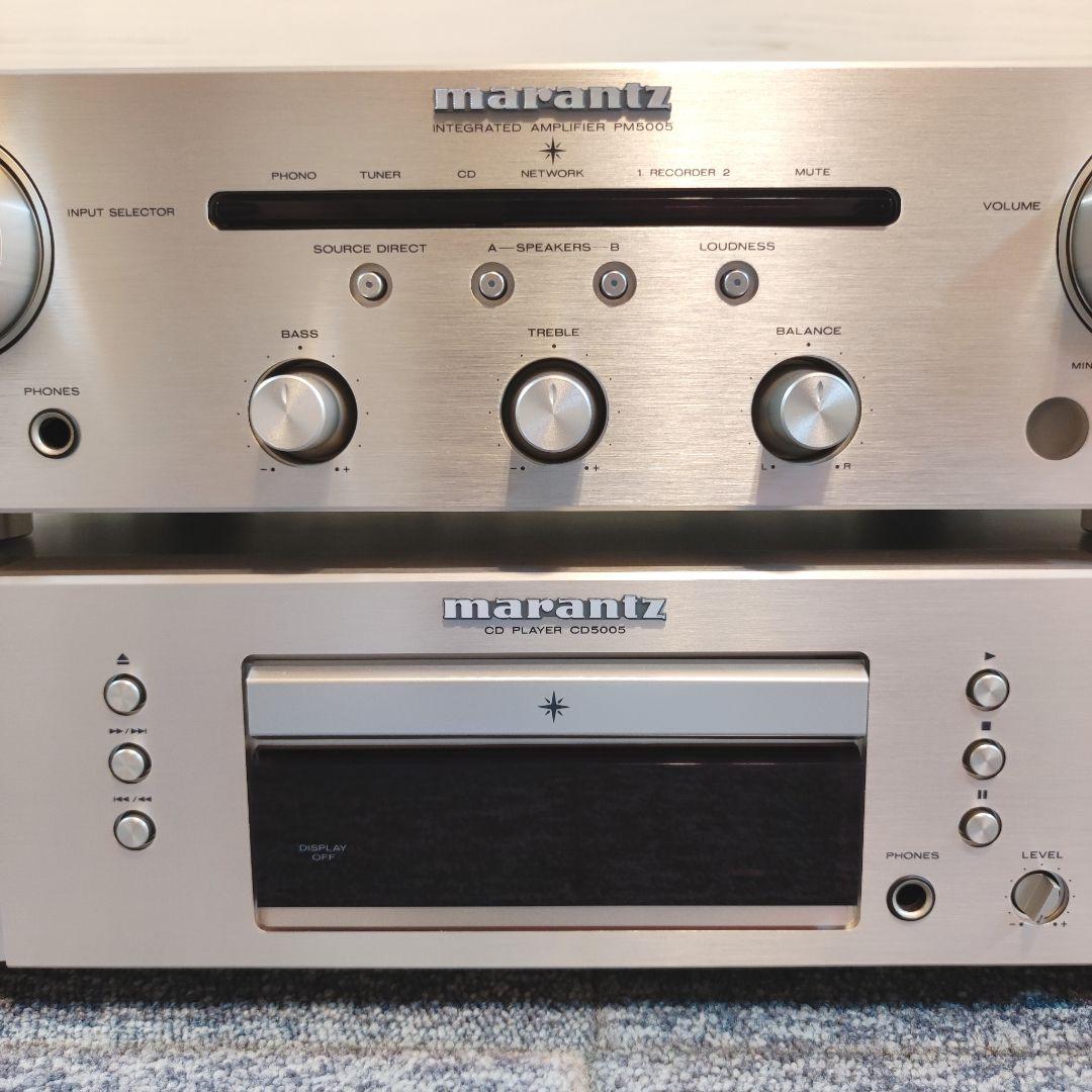 【超美品】 marantz PM5005 CD5005　アンプ・CDプレーヤー