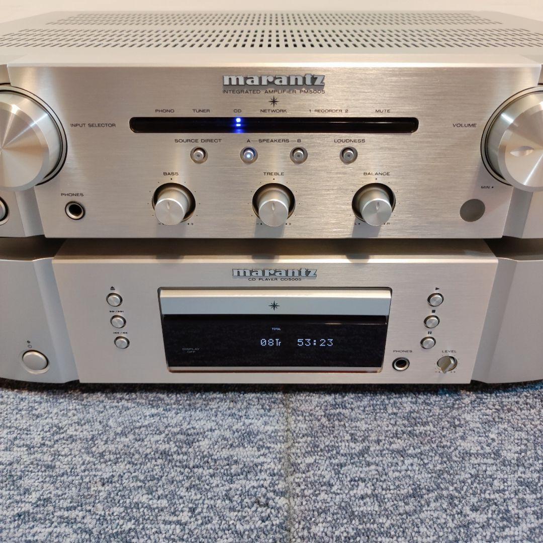 【超美品】 marantz PM5005 CD5005　アンプ・CDプレーヤー