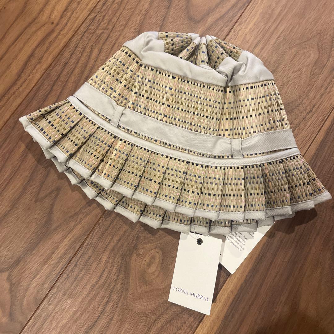 LORNA MURRAY フリル付き麦わら帽子　キッズ　正規品