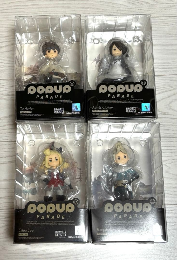 ブレイブリーデフォルト POP UP PAREDE フィギュア4体セット