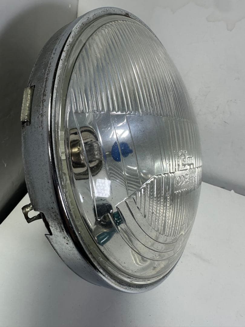 希少廃盤品当時物シビエ一文字180πシビエ凹みレンズ付きヘッドライト