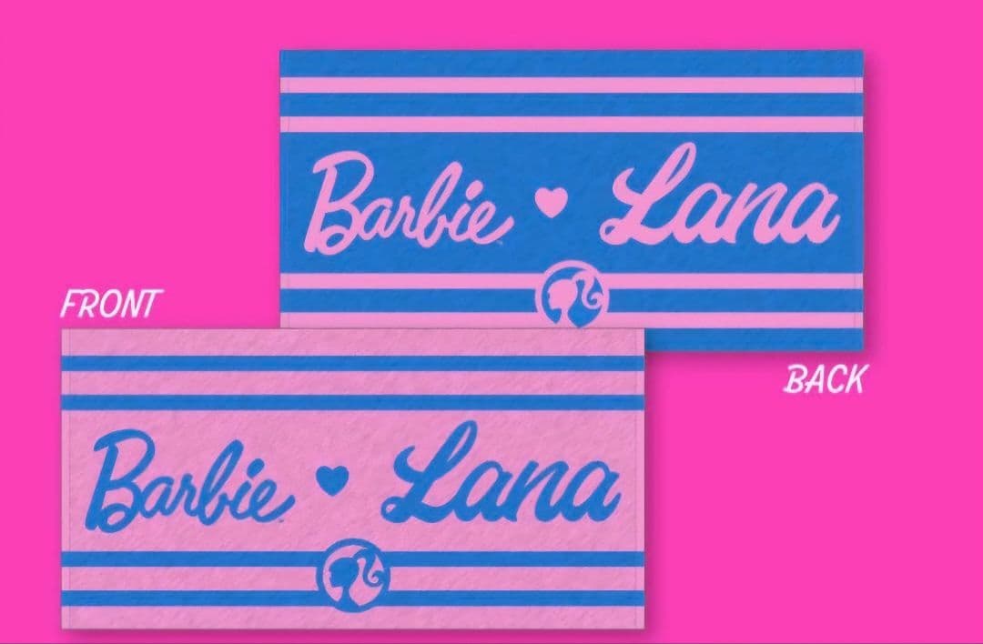 【完売限定品】LANA×Barbieコラボバスタオル　新品・未開封