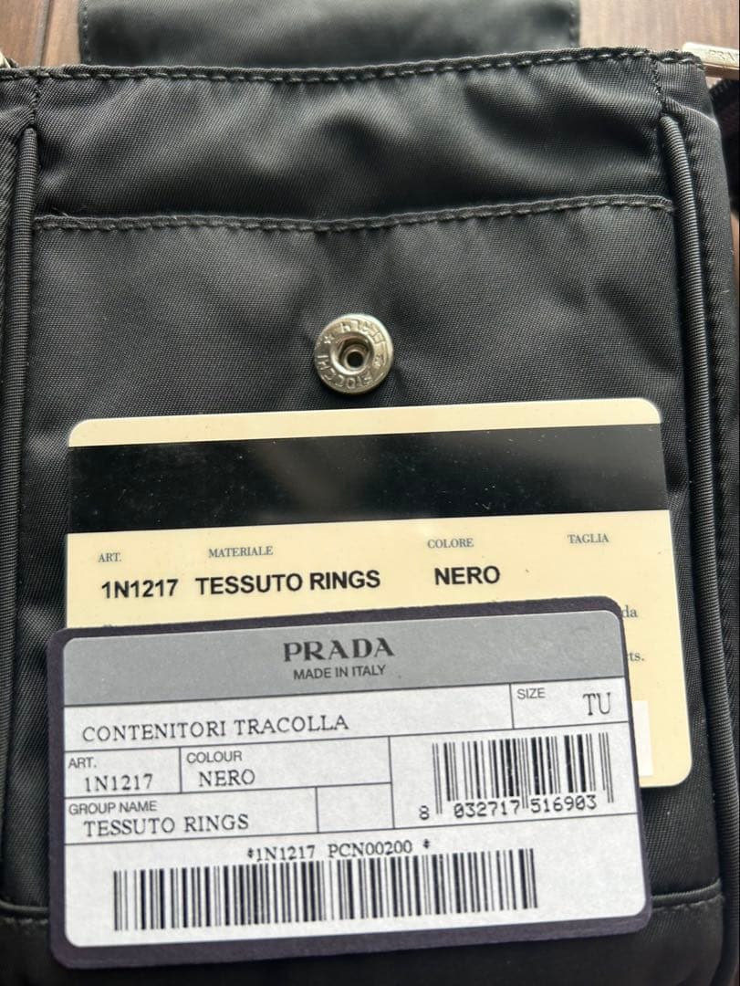 PRADA プラダ　ブラック ショルダーバッグ　未使用　本日限定値下げ