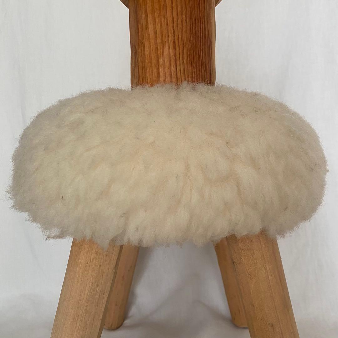 羊のスツール オブジェ 置物