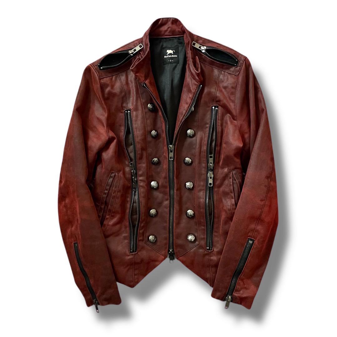 ジャケット・アウター 00s COATING GIMMICK NAPOLEON JACKET