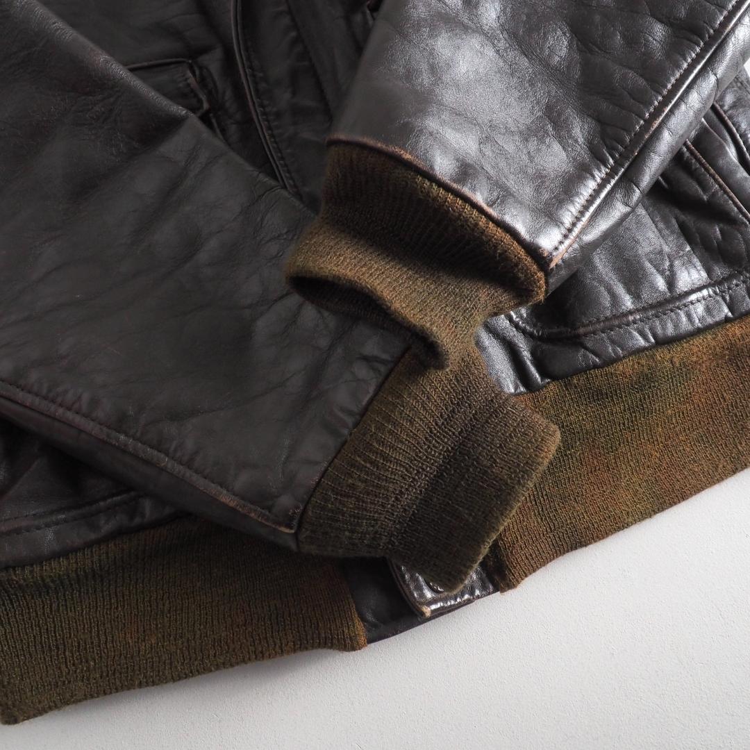 Schott　ショット　38　ライダースジャケット　G-1　ライナー付き　本革