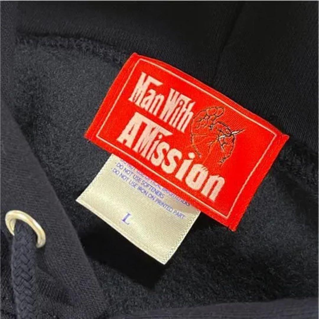 新品 マンウィズ GAW刺繍パーカー XL