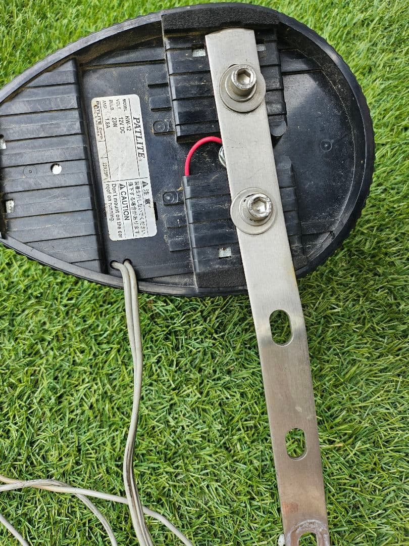 回転灯　パトライト　紫　イベントバイク