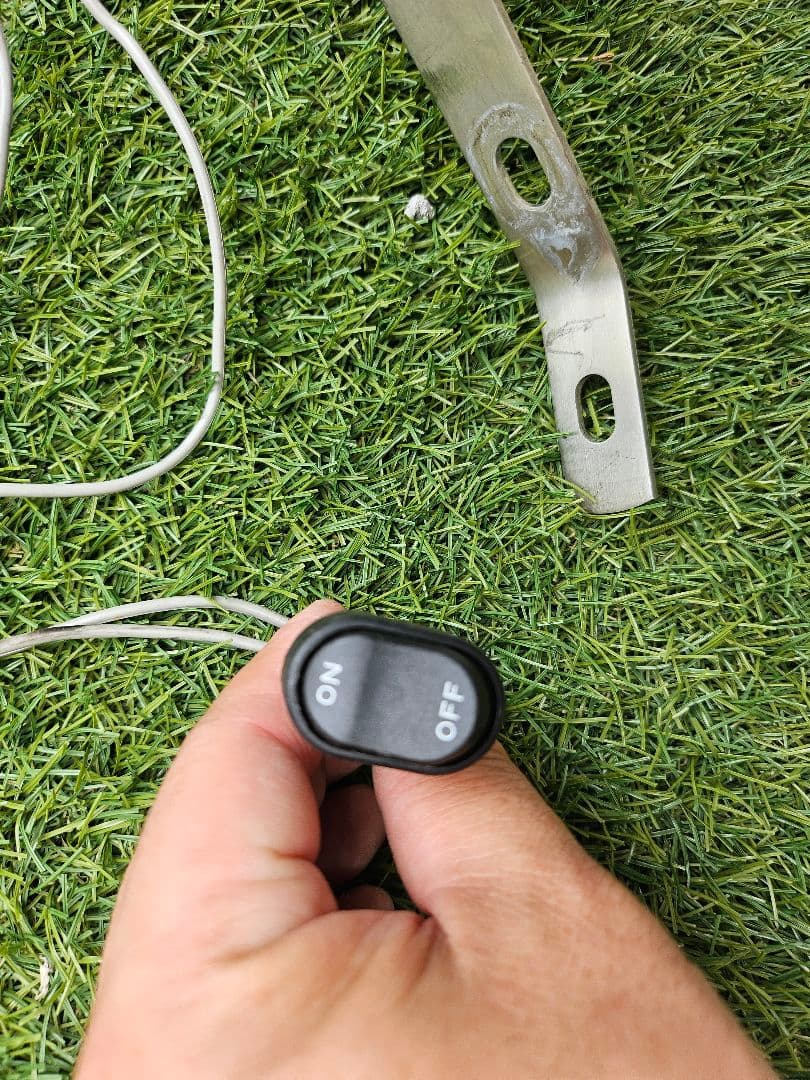 回転灯　パトライト　紫　イベントバイク