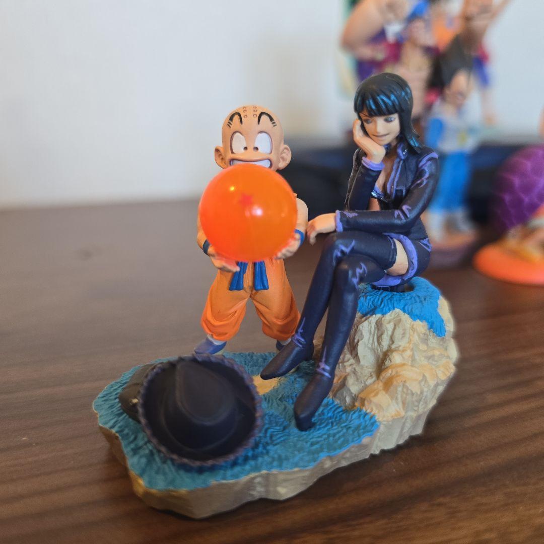 ドラゴンボールカプセル ワンピースコラボ 彩色フルコンプ