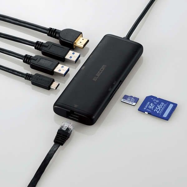 ELECOM ドッキングステーション DST-070BPBK×２台セット