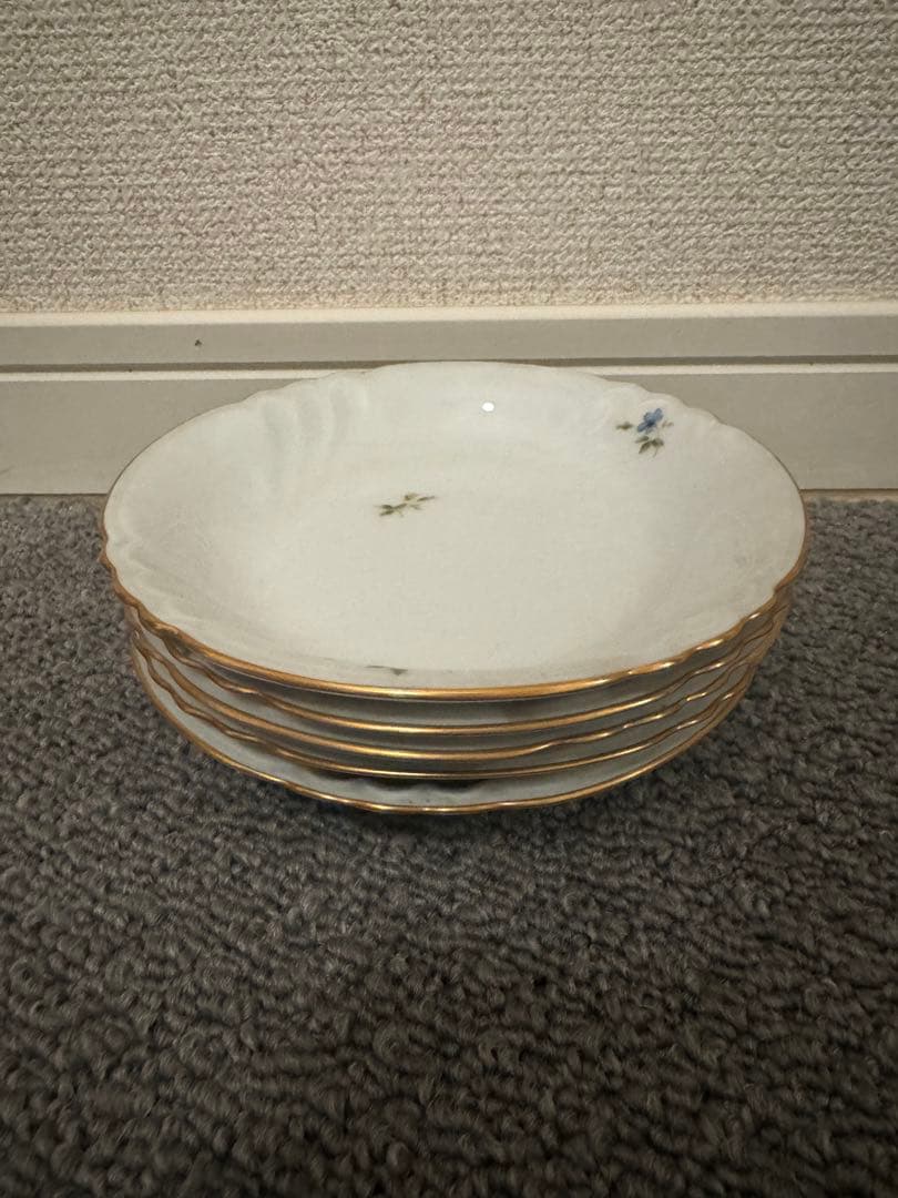 大倉陶園　食器セット　小花　マルチカラー