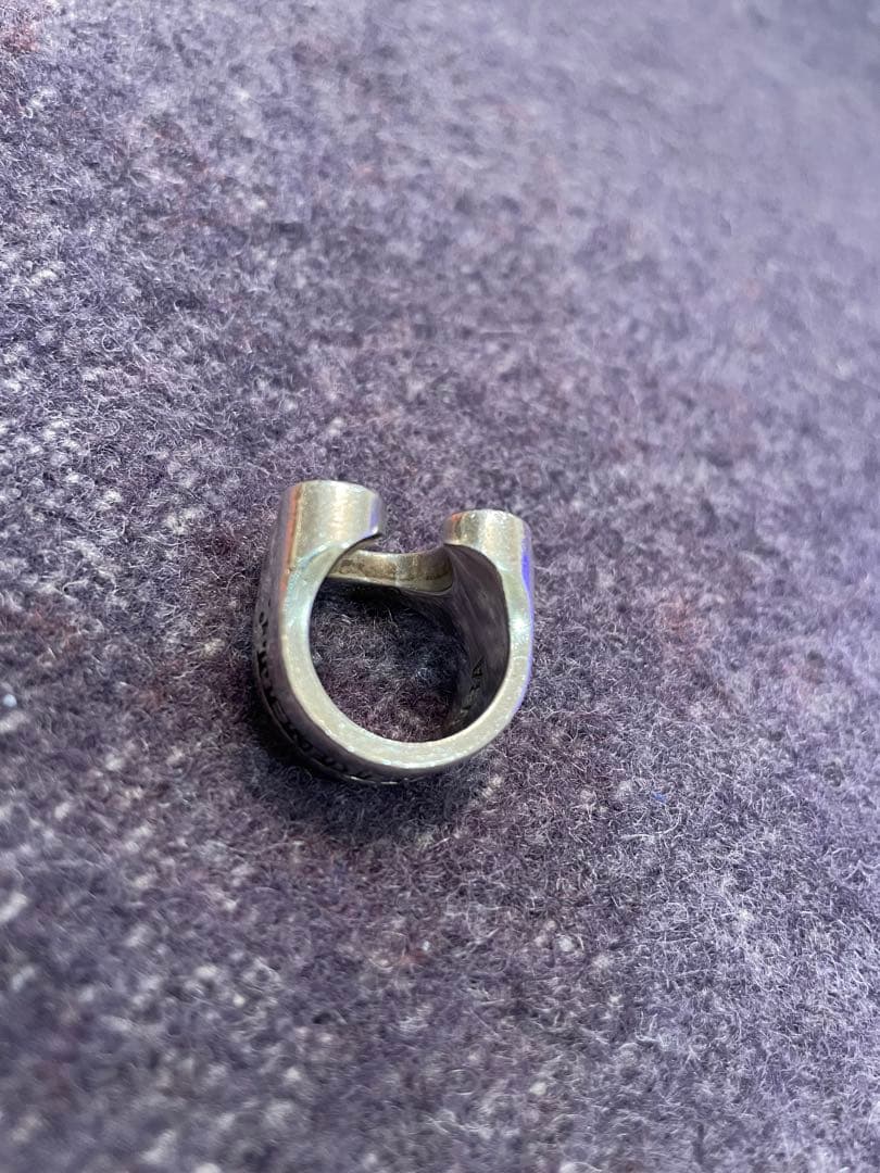 テンダーロイン　ホースシューリング　10号石付きダイヤモンドTENDERLOIN