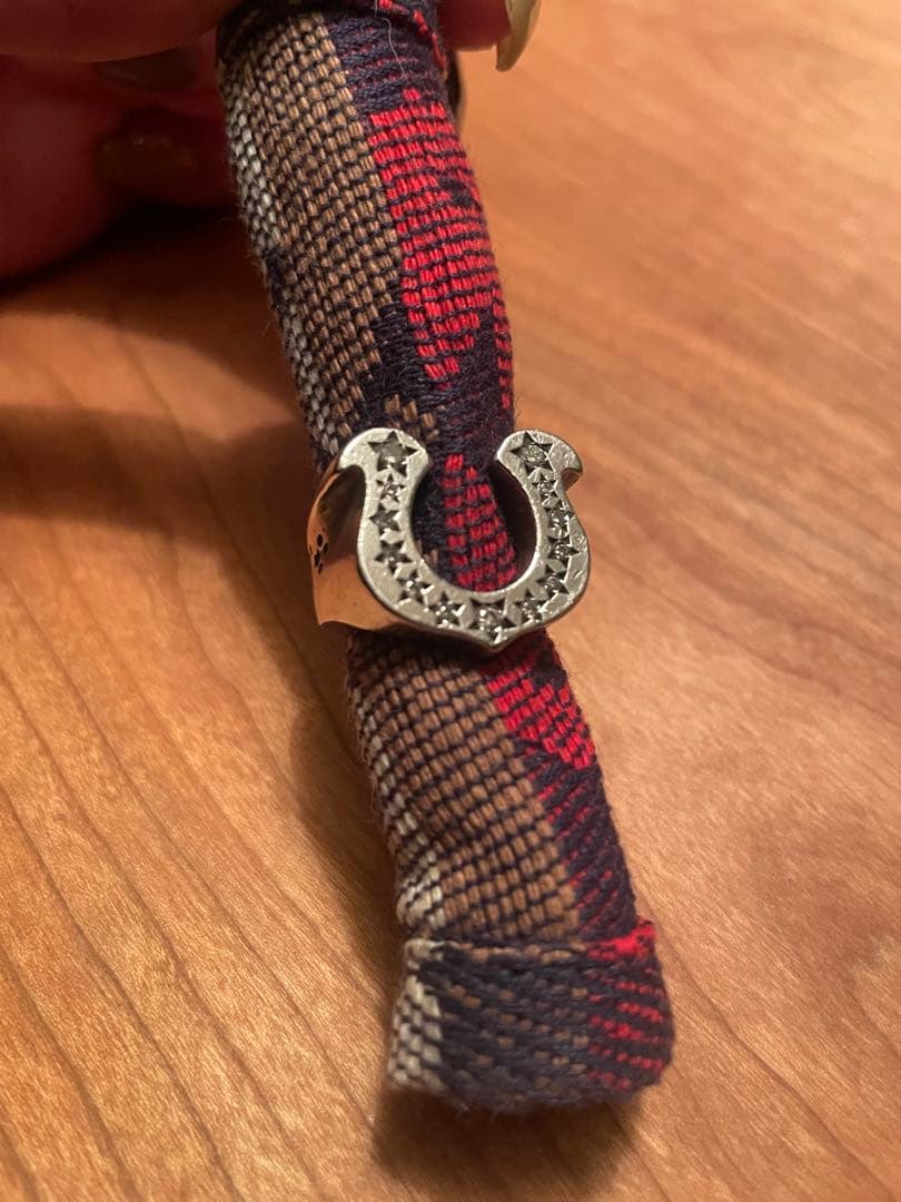 テンダーロイン　ホースシューリング　10号石付きダイヤモンドTENDERLOIN