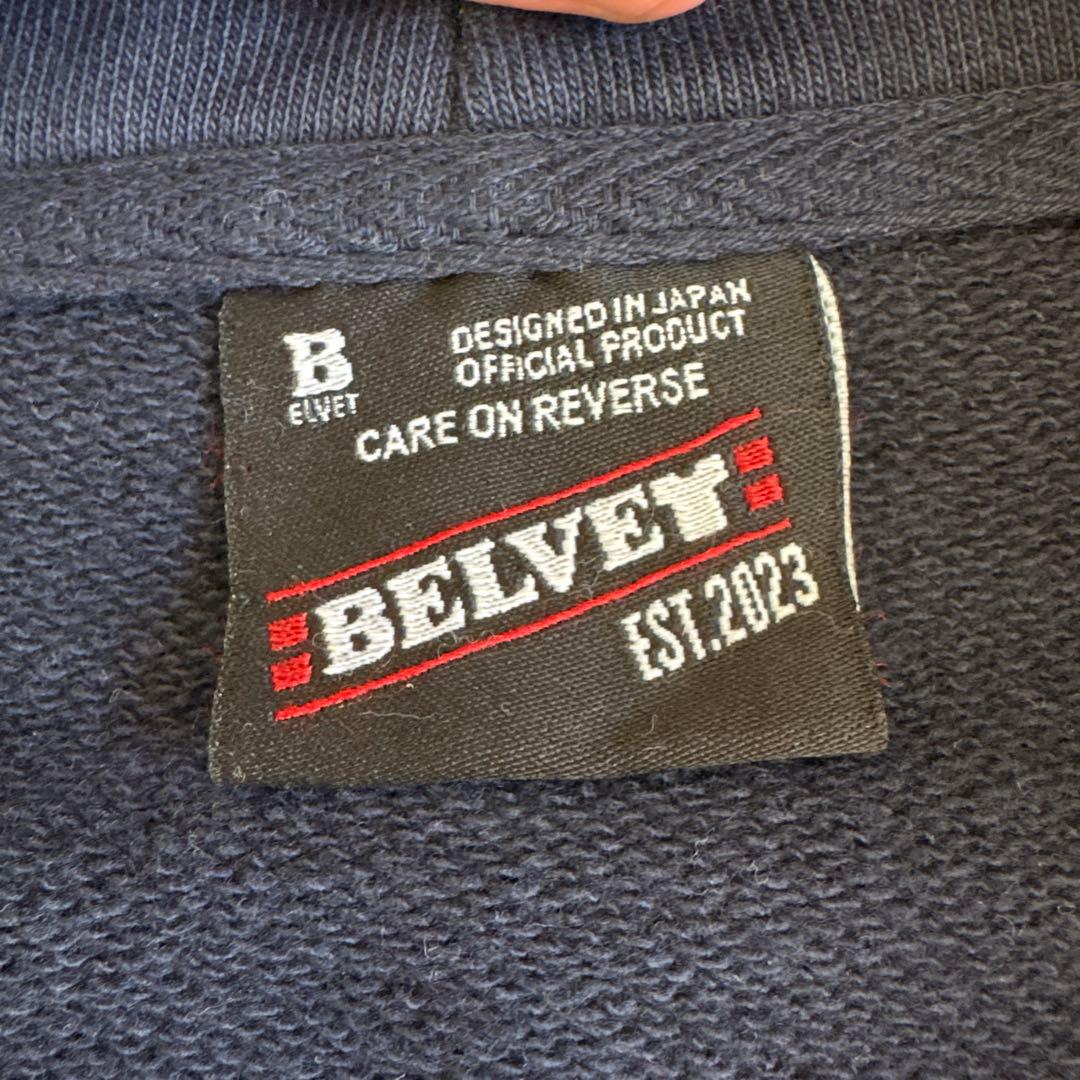 Belvet washed zip ネイビー完売品