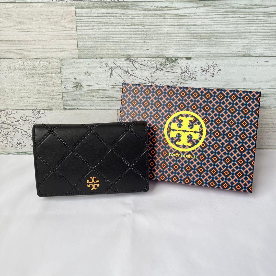 【値下交渉○】Tory Burch ブラック 二つ折り財布