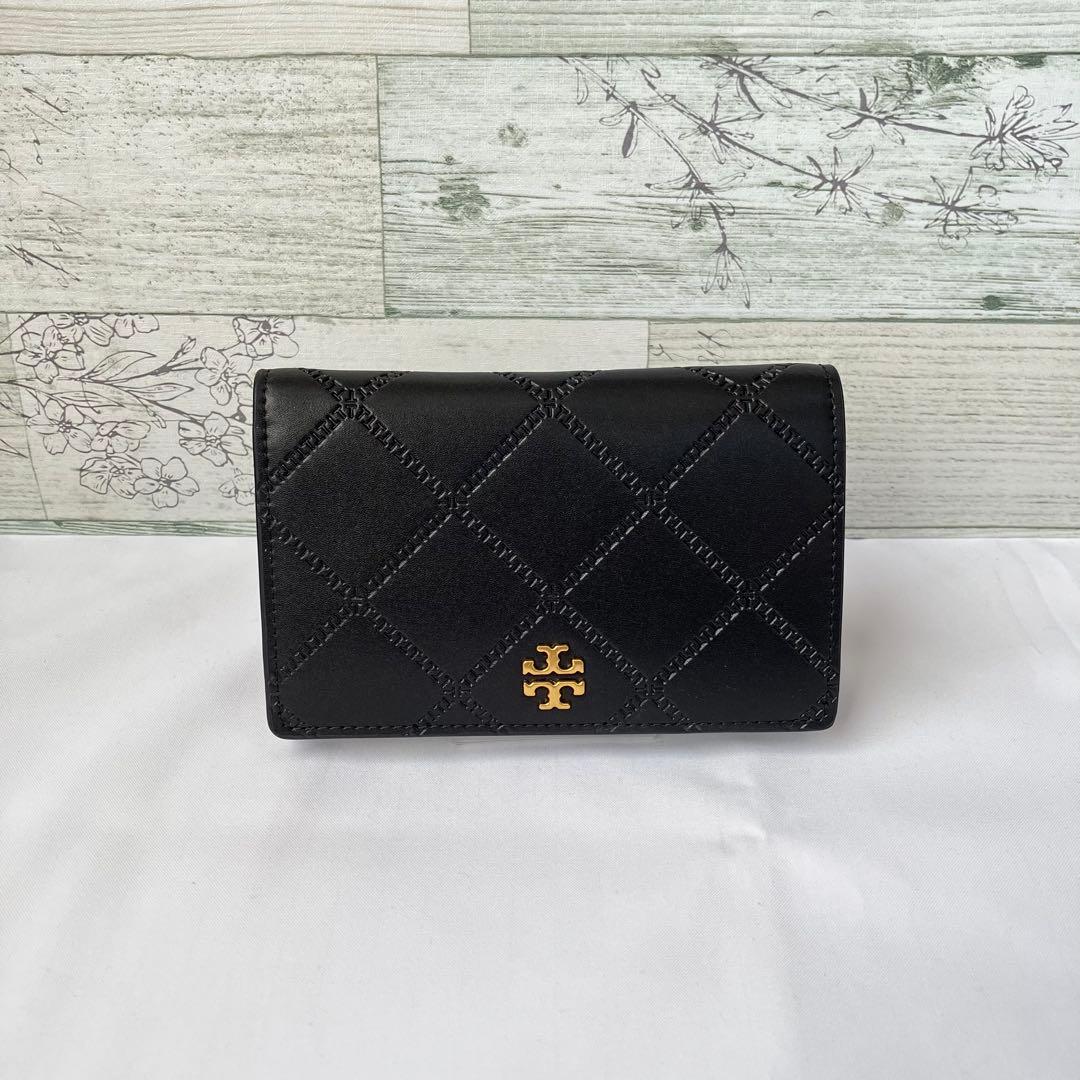 【値下交渉○】Tory Burch ブラック 二つ折り財布