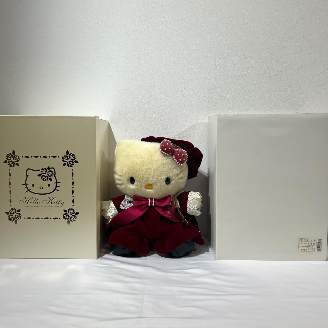 300体 限定 サンリオ ハローキティ ぬいぐるみ ベルベット ドレス