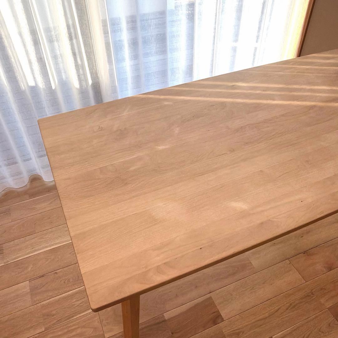 モモナチュラル w150 VIBO 天然木 北欧風 ダイニングテーブル
