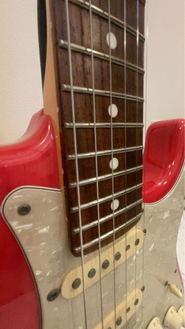 ギター Fender Japan ST62 ASH MH RW Trans Pink