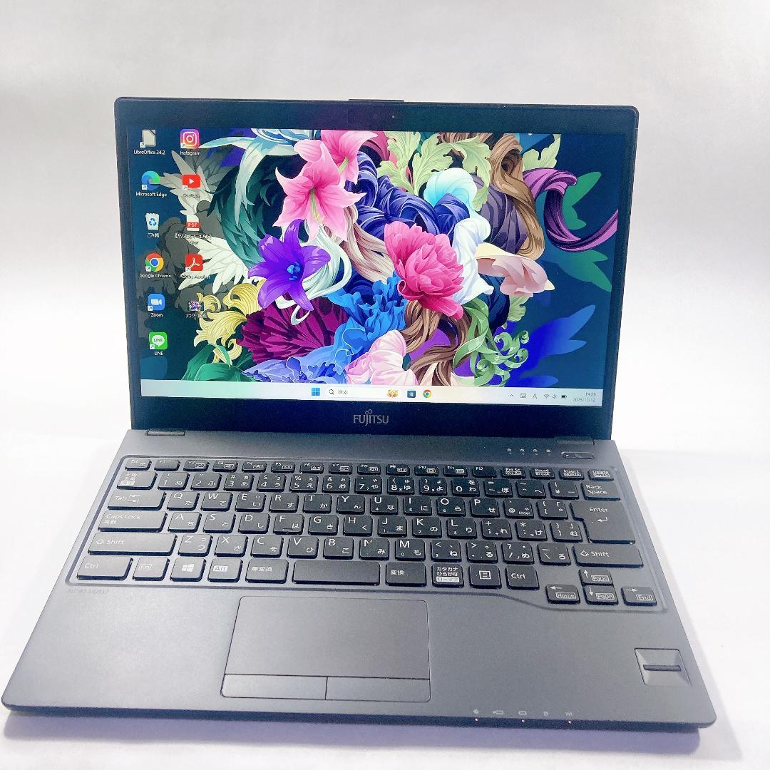 w104✨美品/超軽量/爆速 SSD新品/Office付き✨すぐ使えるノートPC