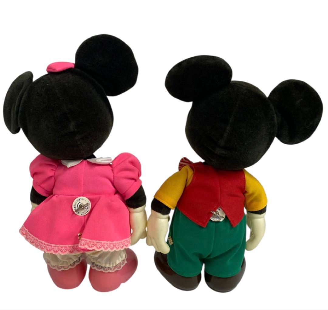 ミッキー&ミニー　首振り人形　オルゴール　25ク106