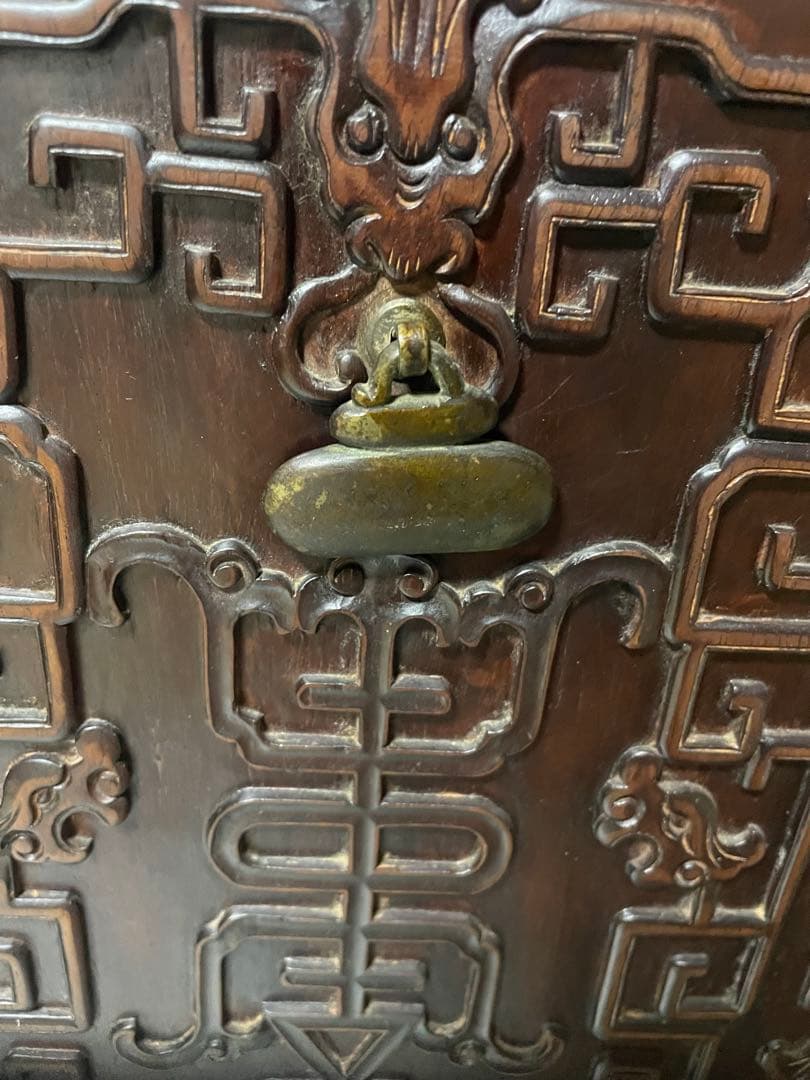 中国家具　中国骨董　箪笥　唐木　紫檀　黒檀　木製　飾り棚　茶箪笥　ローズウッド