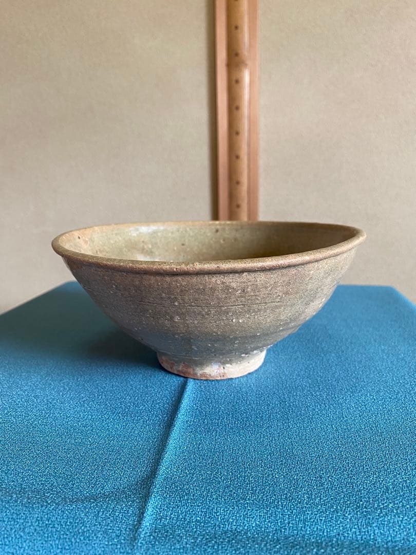 茶道具/朝鮮 李朝初期 『伊羅保茶碗』　島津法樹鑑定書付