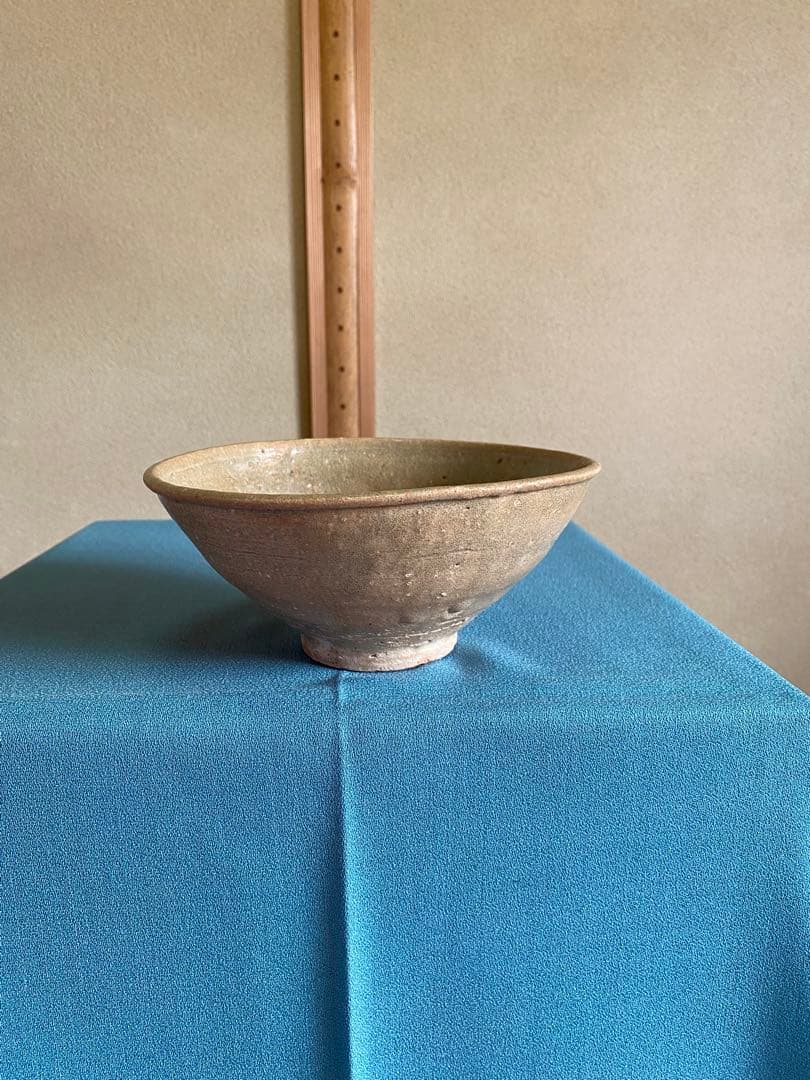 茶道具/朝鮮 李朝初期 『伊羅保茶碗』　島津法樹鑑定書付