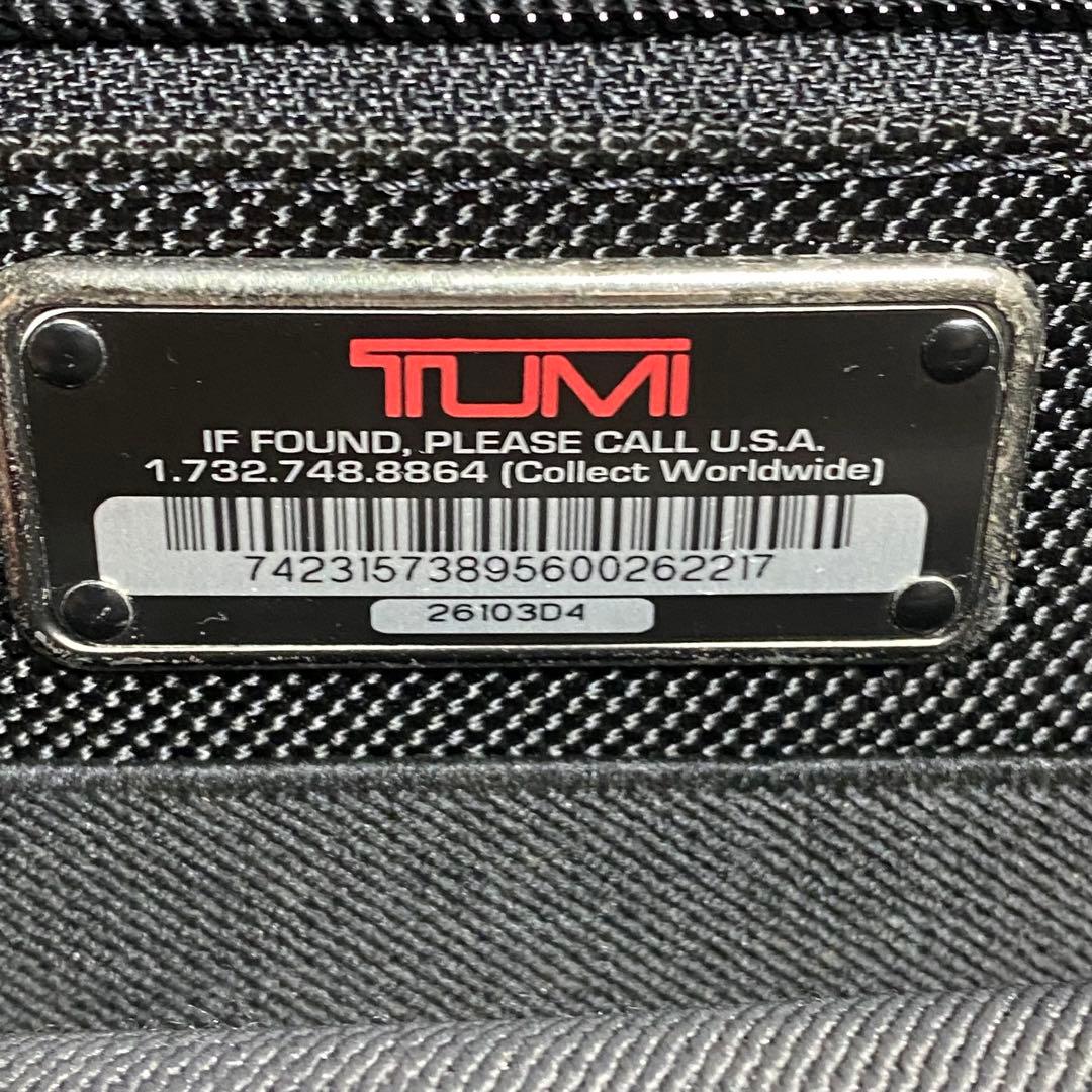 極美品 廃盤モデル TUMI G4.4 26103D4 コンピューターケース付