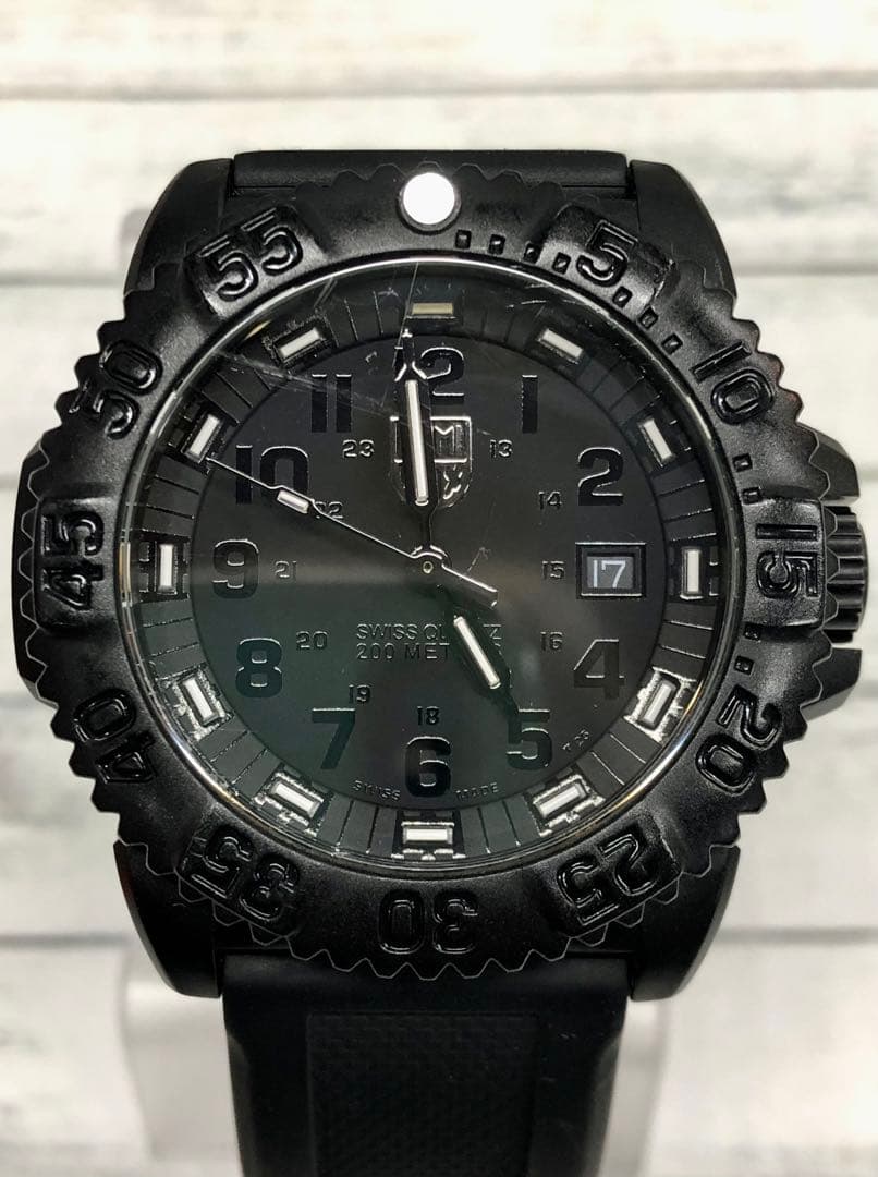【ジャンク】LUMINOX ネイビーシールズ カラーマーク 3051.BO