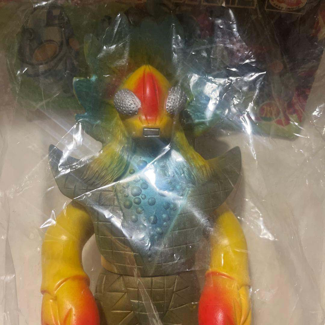 ブルマァク製 ギロン人 袋入り ソフビ フィギュア 当時物 超獣