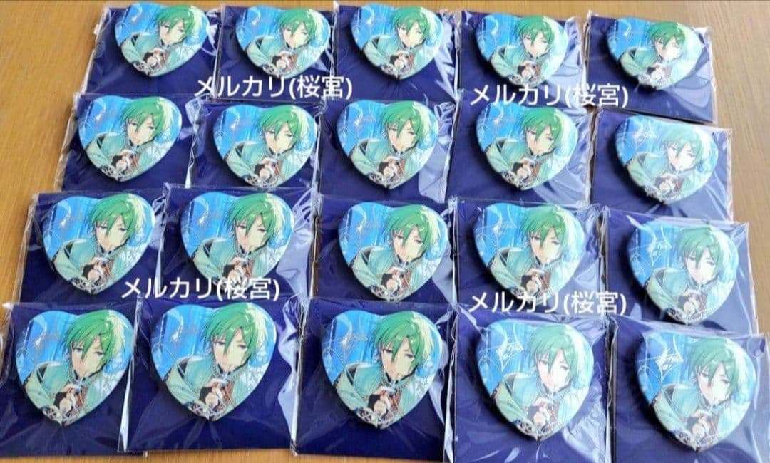 【追跡匿名】風早巽 上海限定 傾心缶バッジ20点