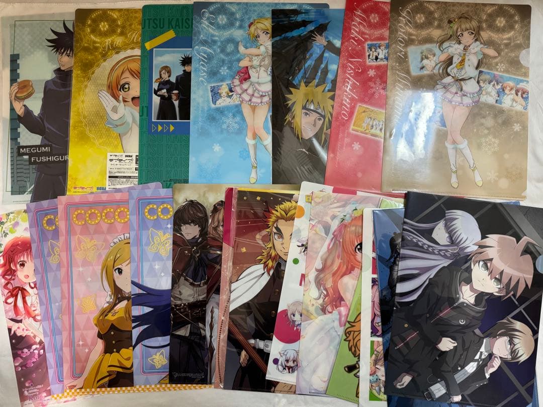 アニメ、ゲーム系　クリアファイル　３００枚以上まとめ売り　ラブライブ　ゴジラ