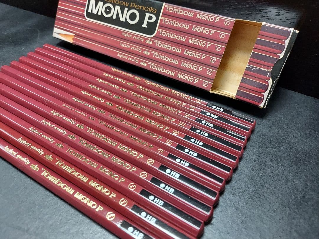 レトロ鉛筆、トンボ鉛筆、モノ鉛筆、Tombow MONO P 鉛筆 昭和レトロ