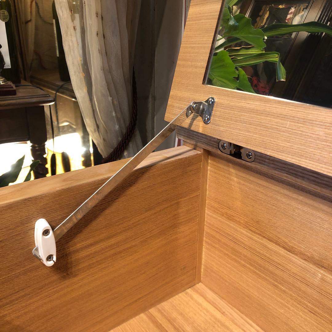 極美品　MUJI 無印良品 ドレッサー & チェア タモ材 ナチユラル