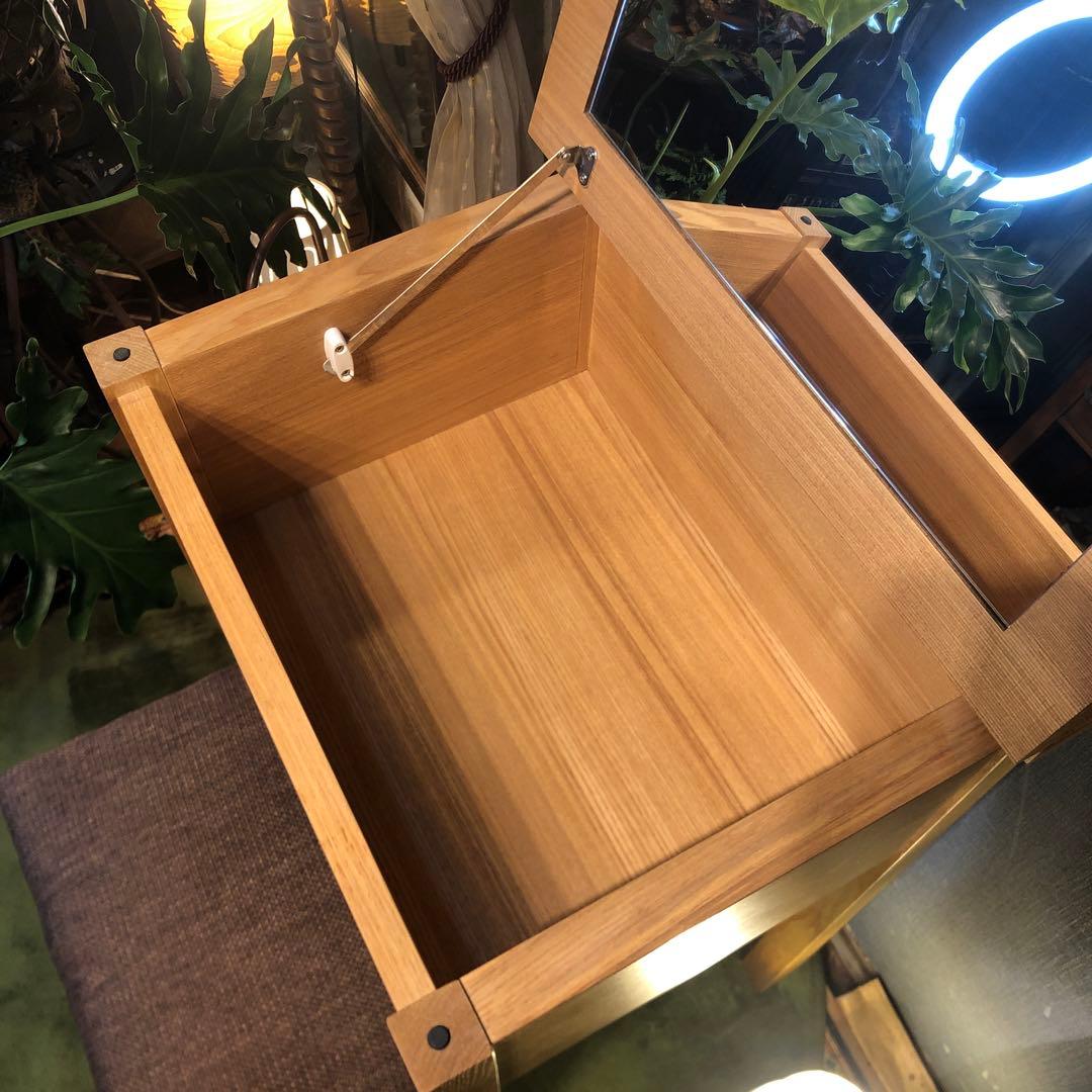 極美品　MUJI 無印良品 ドレッサー & チェア タモ材 ナチユラル