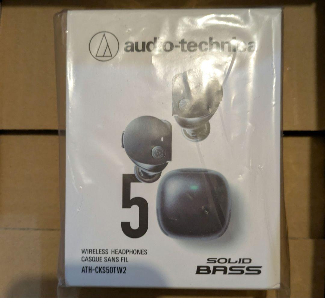 【新品未開封】ATH-CKS50TW2 BKワイヤレスイヤホン