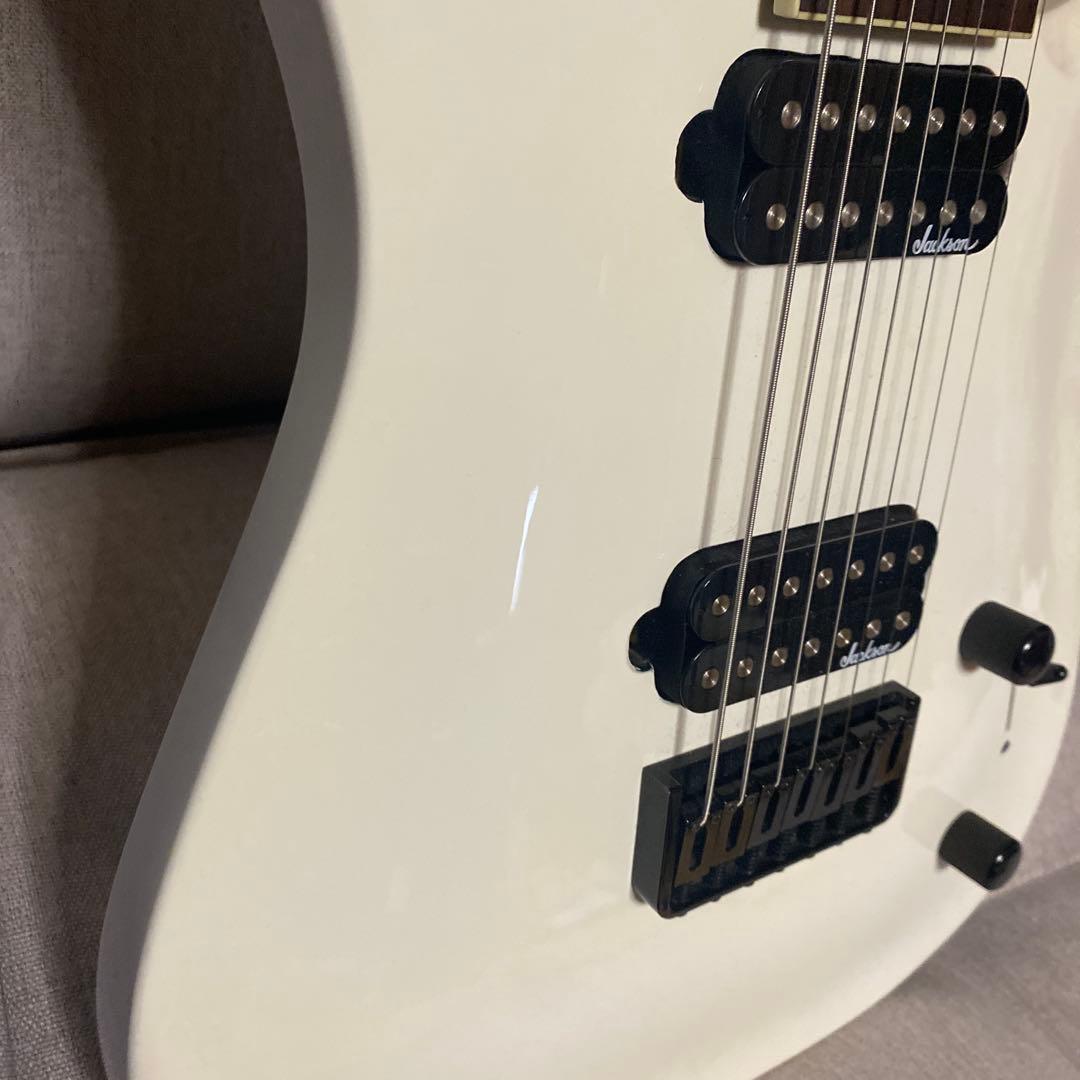 Jackson エレキギター ホワイト　7弦