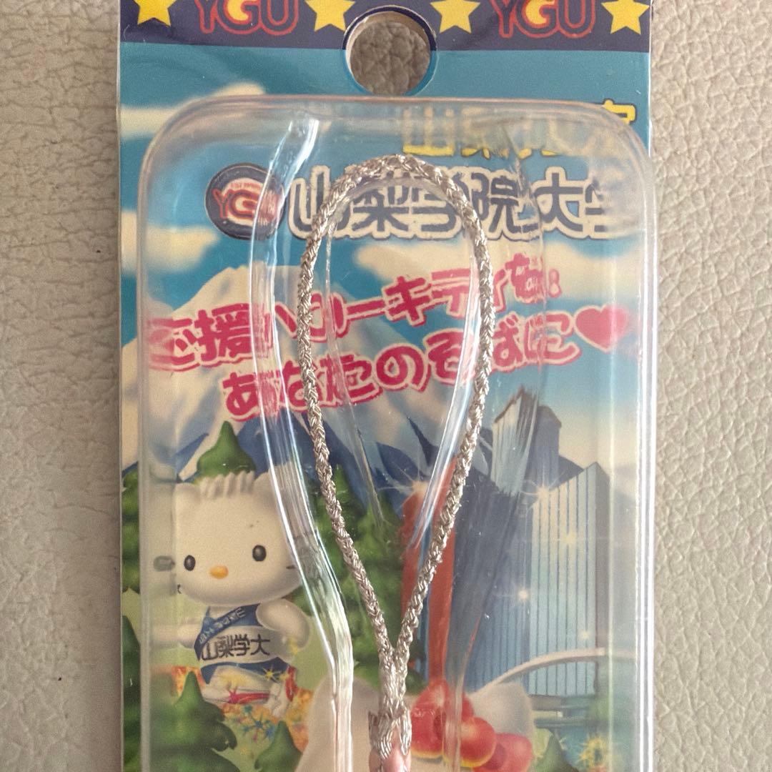 希少 数量限定 新品 ご当地 山梨学院大学 ハローキティ チアリーダーストラップ