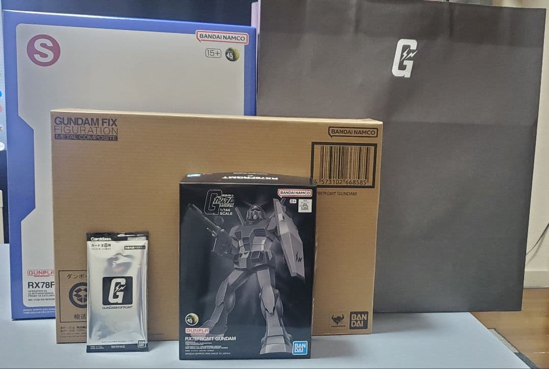 RX78FRGMT GUNDAM 3点セット 購入特典カード付き