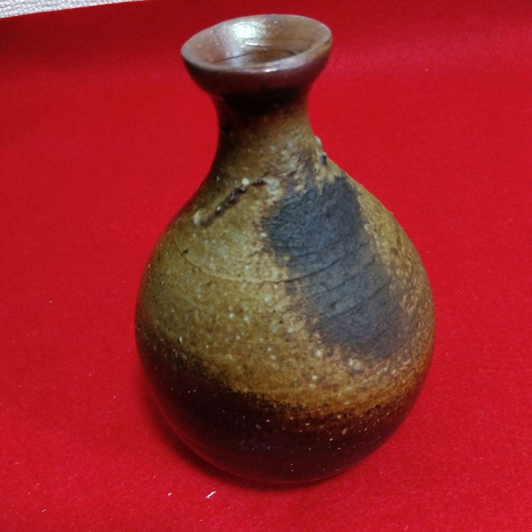 備前焼　「人間国宝」　重要無形文化財　伊勢崎淳　徳利　酒器　木箱あり