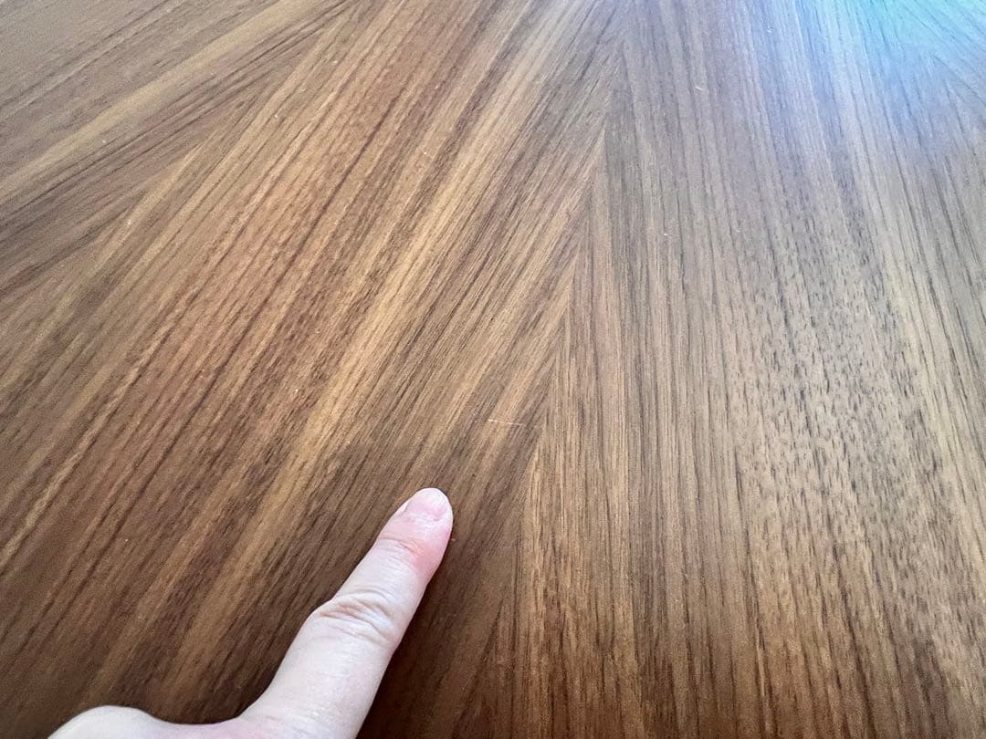 直径120cm(送料込み)ダイニングテーブル|ウォールナット