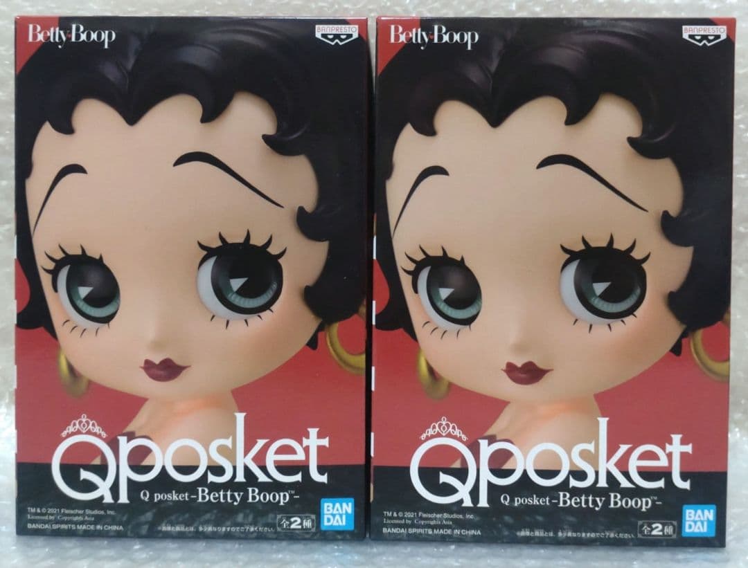 ★新品 未開封★Qposket Betty Boop☆2点セット☆ベティブープ