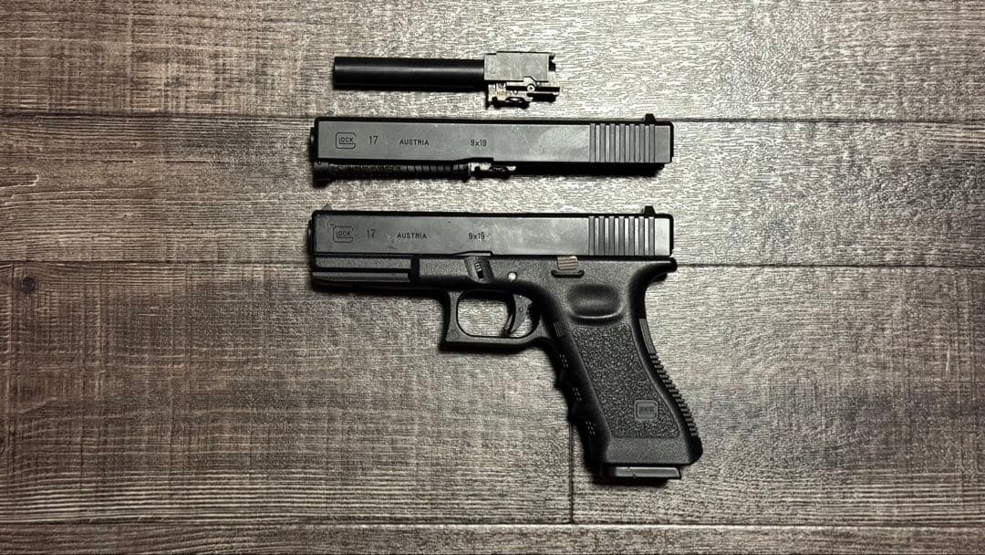 ™️GBB Glock17 廃盤カスタムモデルスライド付き