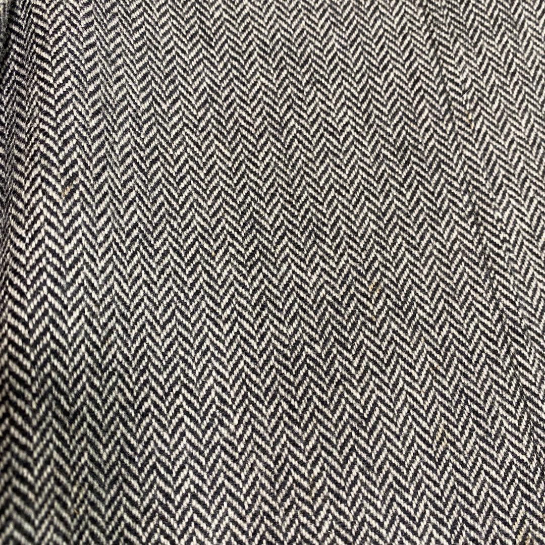 USED★GUCCI★ヘリンボーン柄パンツ★ガウチョパンツ★40★グッチパンツ